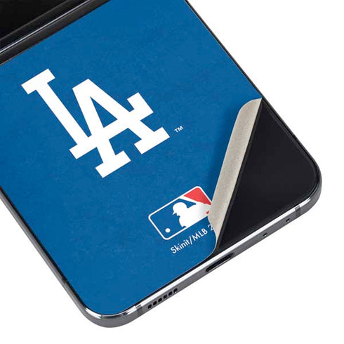 MLB Los Angeles Dodgers - Solid Distressed Galaxy Z Flip5 5G Skin